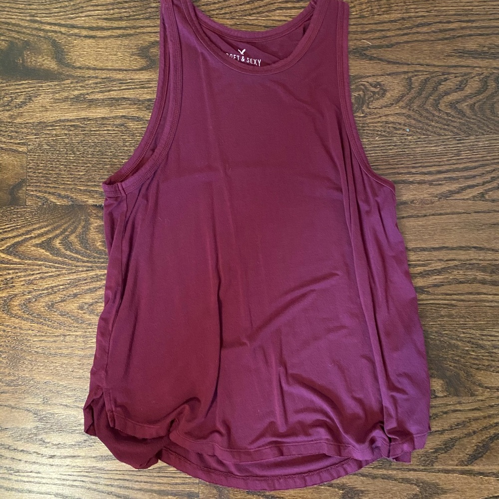 Soft and Sexy American Eagle Maroon Tank